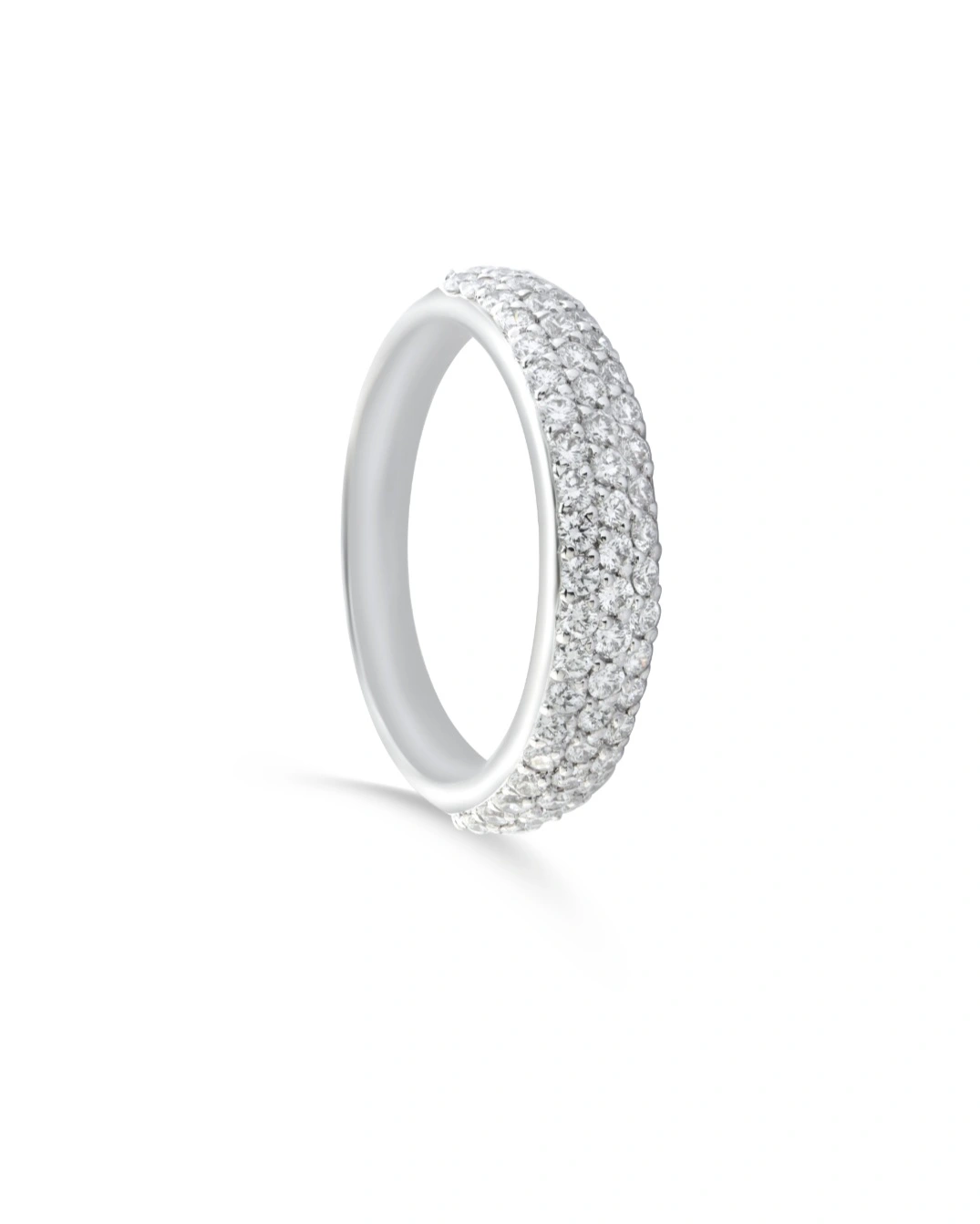 انگشتر زنانه گرد - انگشتر - سفید - GW01000175 - تصویر 2