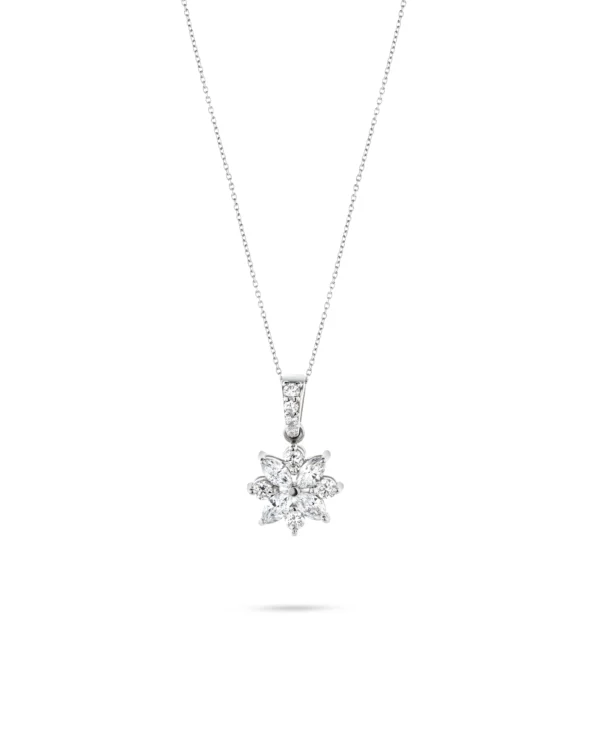گردنبند دخترانه - گردنبند - سفید - GW01000479