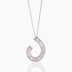 گردنبند ل - گردنبند - سفید - زنانه - GW01000906