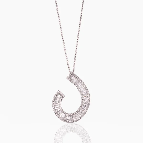 گردنبند ل - گردنبند - سفید - زنانه - GW01000906