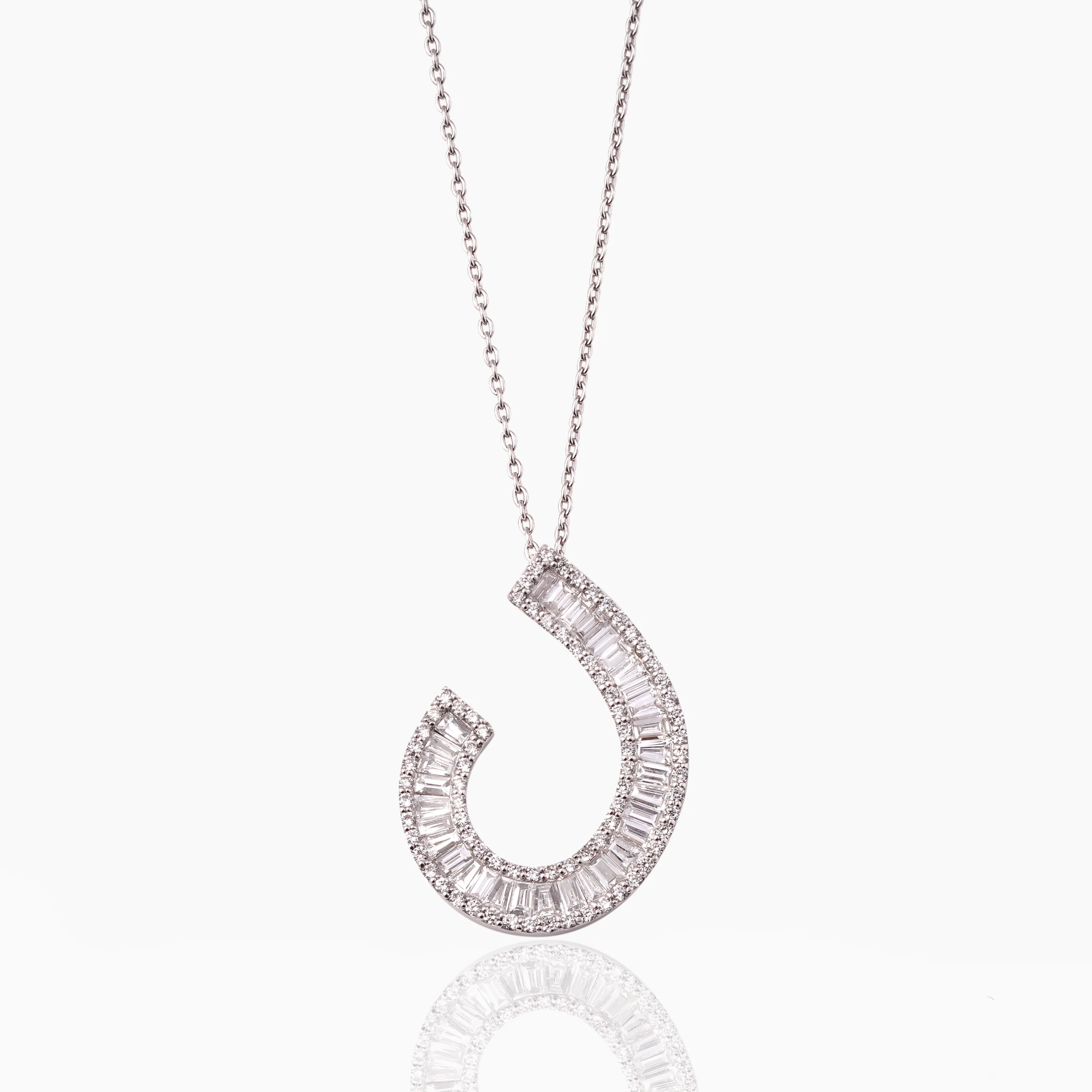 گردنبند ل - گردنبند - سفید - زنانه - GW01000906